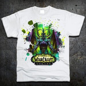 Футболка Fruit of the Loom Іллідан Варкрафт Illidan World of Warcraft Білий 116 см (9289)