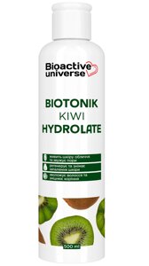 Гідролат ківі живить шкіру та звужує пори тонік 500 мл Bioactive universe