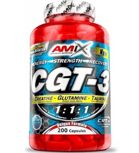 Глютамін для спорту Amix Nutrition CGT-3 200 Caps