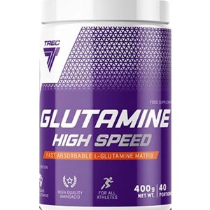 Глютамін для спорту Trec Nutrition Glutamine High Speed 400 g /20 servings/ Orange Grapefruit