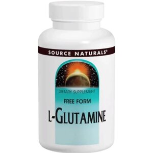 Глютамін Source Naturals L-Glutamine 500 mg 100 Tabs SNS-00127