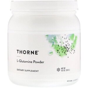 Глютамін Thorne Research L-Glutamine Powder 1.1 lbs 513 g /90 servings/