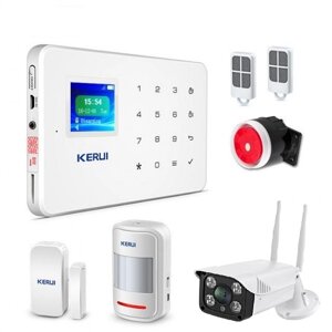 GSM сигналізація KERUI G18 + вулична IP WI-FI камера (sdjhjdf8FK)