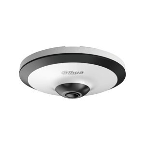 HDCVI відеокамера Fisheye 5 Мп Dahua DH-HAC-EW2501P з вбудованим мікрофоном для системи відеоспостереження