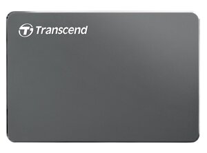 HDD накопичувач transcend storejet 25C 2TB (TS2tsj25C3n) USB 3.0 iron gray (6326172)