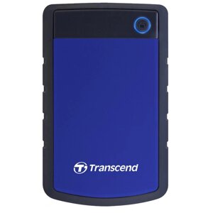 HDD накопичувач transcend storejet 25H3 2TB (TS2tsj25H3b) USB 3.0 blue (6159945)