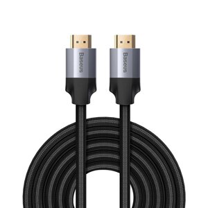 HDMI кабель Baseus CAKSX-E0G з підтримкою FullHD/4K video resolution 5 м Чорний (1141546125)