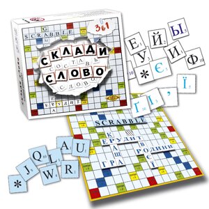 Гра Майстер "Склад слово. Ерудит (Scrabble) MKM0316)