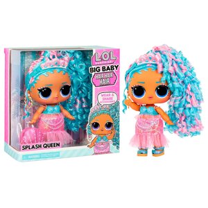 Ігровий набір мегаляльки L. O. L. Surprise! Big Baby Hair Hair Hair Королева Сплеск KD219871