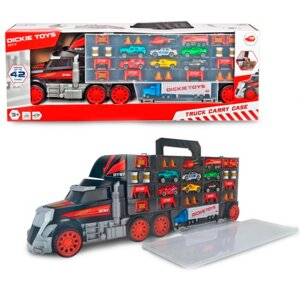 Іграшковий набір Dickie Toys Вантажоперевізник 62 см з 7 машинками і ручкою OL86873