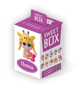 Іграшка та жувальний мармелад SWEET BOX Конфітрейд Пупси Пупс