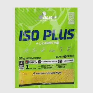 Ізотонік Olimp Nutrition Iso Plus+ L-Carnitine sachet 35 g Lemon