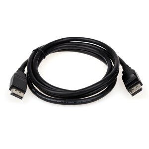 Кабель Atcom DisplayPort/DisplayPort M/M 1.8 м Black 16121 пакет