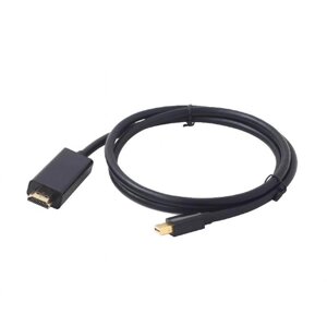 Кабель Cablexpert CC-mDP-HDMI-6 miniDisplayport/HDMI 1.8м чорний