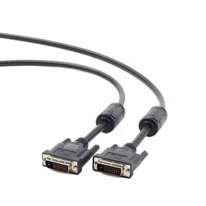 Кабель Cablexpert DVI/DVI M/M Dual link 3 м чорний CC-DVI2-BK-10