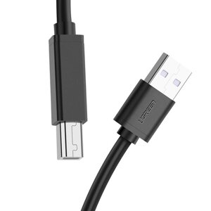 Кабель для принтера Ugreen USB 2.0 - USB Тип A/Тип B 10327 2 м Чорний