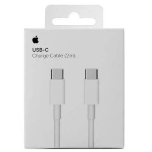 Кабель для зарядки USB Onyx Apple Type-C to Type-C 1:1 2 m White