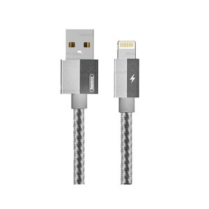 Кабель для заряджання USB Remax RC-110i Gefon 2.1A USB/Lightning 1 м Silver