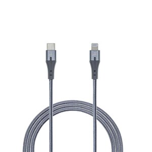 Кабель Grand-X USB Type-C/Lightning M/M MFI Power Delivery 18W 1 м Gray CL-01