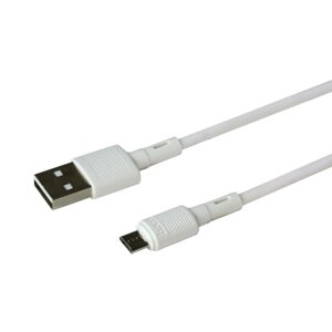 Кабель hoco X83 USB – micro USB 2.4а 1m білий