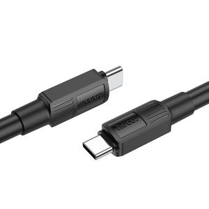 Кабель Hoco X84 Type-C to Type-C 60W charging data cable PVC 60W 20V / 3A 1 m Чорний