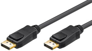 Кабель монітора-сигнальний Gutbay DisplayPort M/M 1.0m v1.4 8K@60Hz D=6.0mm 3xS HDR Cu чорний (78.01.2894)