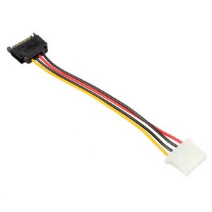 Кабель живлення внутрішній Lucom MoleX-SATA 15p F/M 0.17m (62.09.8156)