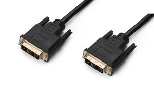 Кабель prologix DVI/DVI M/M single link181 3 м black PR-DVI-DVI-P-05-28-3m