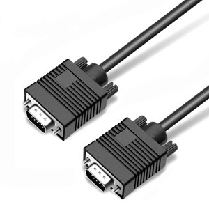 Кабель prologix VGA - VGA M/M HD15M/HD15M 39с 5 м black PR-VGA-VGA-P-06-28-5m