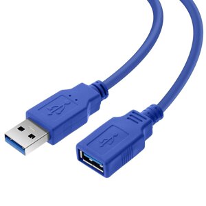 Кабель подовжувач для порту USB Addap UM2F-01 USB 3.0 Male to USB 3.0 Female 5 Гбіт/с 1 м