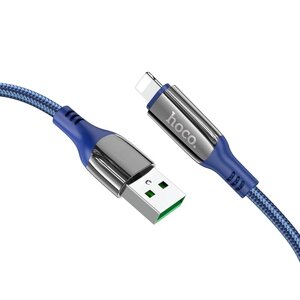 Кабель USB Hoco S51 Extreme USB - Lightning 2.4A 10 Вт 5V / 2A 1.2 м/3.94ft Blue