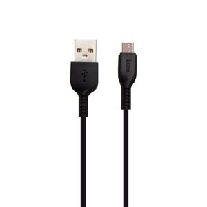 Кабель USB Hoco X20 Desert Camel USB - Micro USB 2.4A Чорний