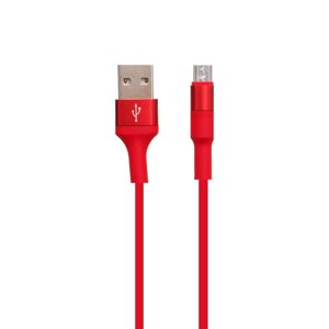 Кабель USB Hoco X26 Xpress Charging USB - Micro USB Червоний