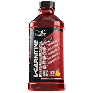 Карнітін Earth's Creation L-Carnitine + Apple Cider Vinegar 473 ml /32 servings/ Tropical Blast