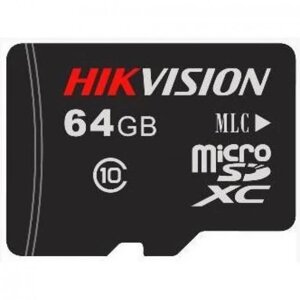 Карта памяти MicroSD Hikvision SD HS-TF-P1/64G