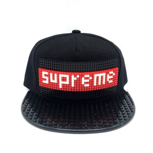 Кепка-конструктор BricksCap Supreme L/XL (56 - 60 см) від 10 років Чорний (1000115-L/XL)