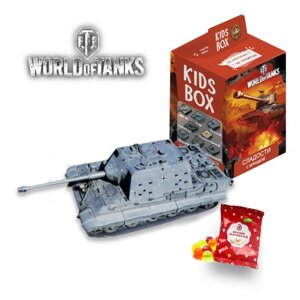 Kids box - Свитбокс Танки колекційна фігурка World of tanks жувальний мармелад з натуральним соком