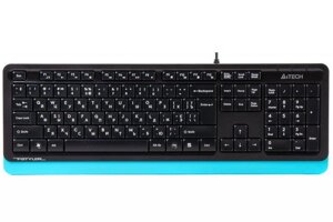 Клавіатура A4Tech FK10 Black/Blue USB