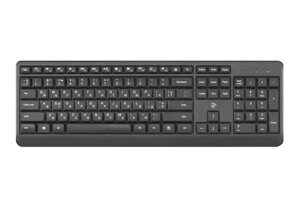 Клавіатура бездротова 2E KS220 WL Ukr USB Black (2E-KS220WB)