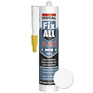 Клей-герметик SOUDAL FIX ALL Flexi білий 290мол