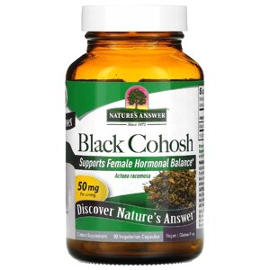 Клопогон Nature's Answer Black Cohosh Full Spectrum Her 50 mg 90 Veg Caps