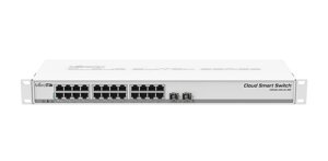 Комутатор mikrotik CSS326-24G-2S+RM (24x1G, 2xsfp+swos)