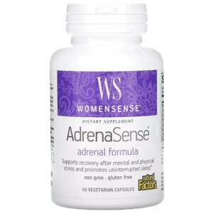 Комплекс для профілактики гормонального балансу Natural Factors WomenSense AdrenaSense 60 Veg Caps