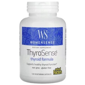 Комплекс для профілактики гормонального балансу Natural Factors WomenSense ThyroSense Thyroid Formula 120 Veg Caps