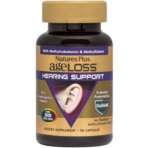 Комплекс для профілактики слуху Nature's Plus NTP8013 Age Loss Hearing Support 90 Caps