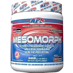 Комплекс до тренування Aps Mesomorph 388g ver4 (Geranium Extract) 388 g /25 servings/ Pink Lemonade