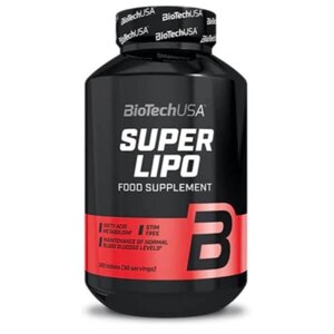 Комплексний жіроспалювач BioTechUSA Super Lipo 120 Tabs