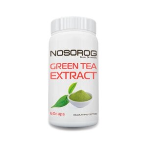 Комплексний жіроспалювач Nosorog Nutrition Green Tea And Vitamin C 60 Caps