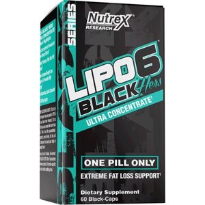 Комплексний жіроспалювач Nutrex Lipo-6 Black Hers Ultra Concentrate 60 Caps