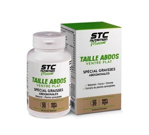 Комплексний жіроспалювач STC nutrition taille ABDOS ventre PLAT 120 caps